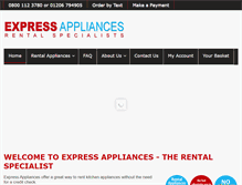 Tablet Screenshot of expressappliances.co.uk